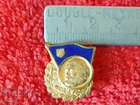 Стара соц значка бронз емайл ГДР ГЕРМАНИЯ