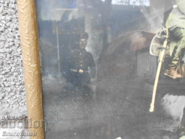 Δημοπρασία Μεγάλη φωτογραφία βασιλικού ιππικού Δημοπρασία Μεγάλη φωτογραφία βασιλικού ιππικού