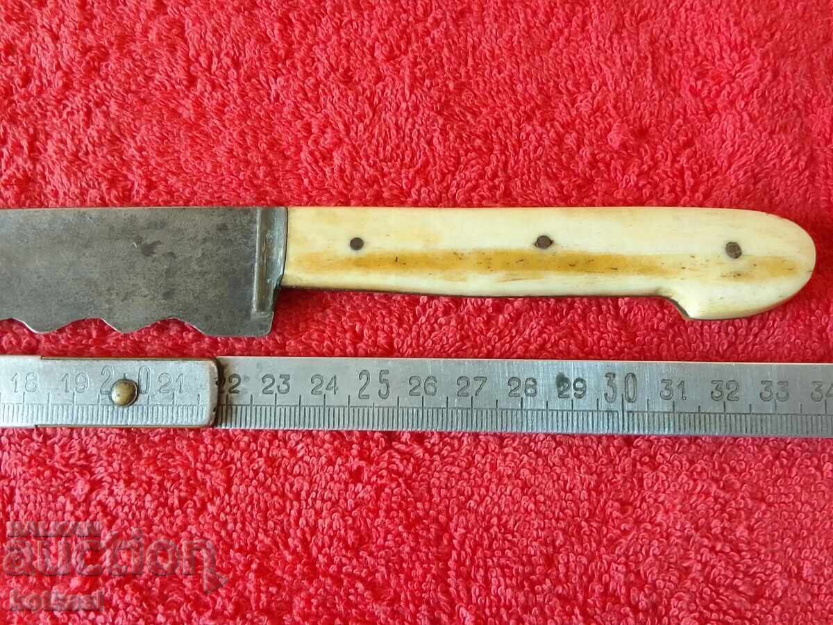 Auction Old Bulgarian Royal Knife, carved from bone Auction Old Bulgarian Royal Knife, carved from bone