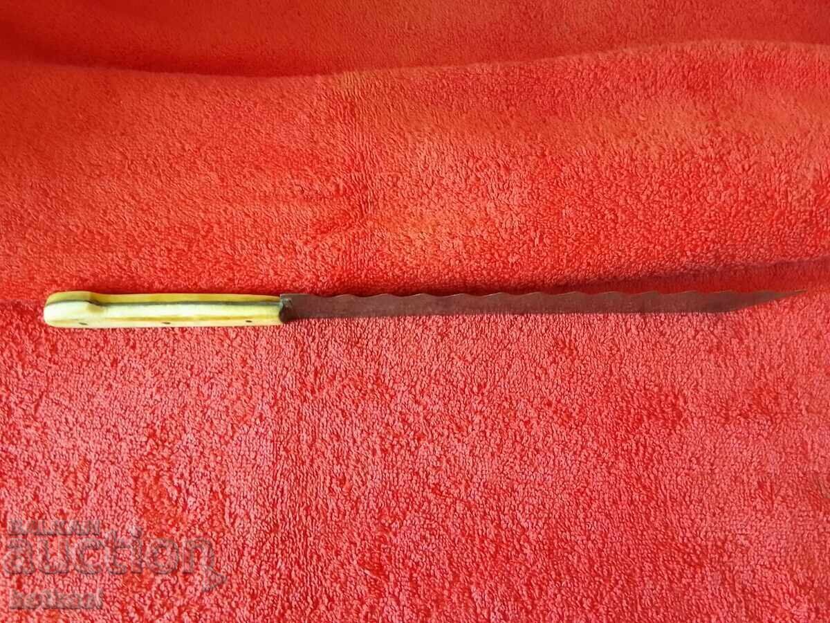 Old Bulgarian Royal Knife, carved from bone - 6 Old Bulgarian Royal Knife, carved from bone - 6