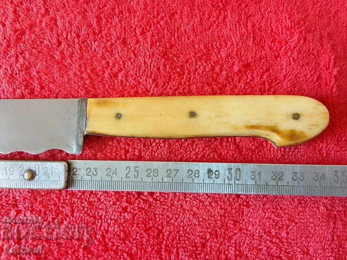 Auction Old Bulgarian Royal Knife, carved from bone Auction Old Bulgarian Royal Knife, carved from bone