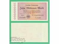 ( `«• .¸GERMANIYA (D.Reichsbahn) 10 εκατομμύρια σήματα 1923 UNC
