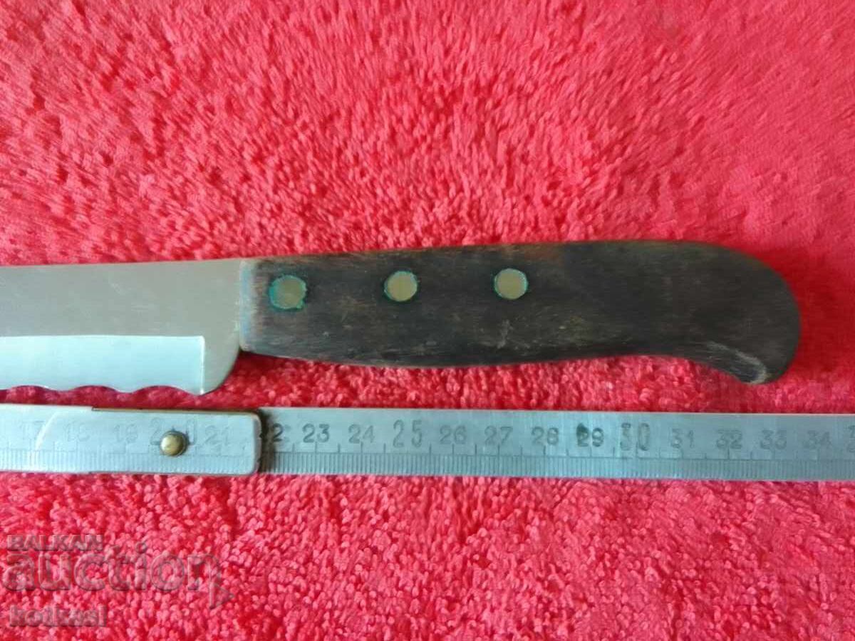Δημοπρασία Παλιό μεγάλο μαχαίρι ενδιαφέροντα σημάδια