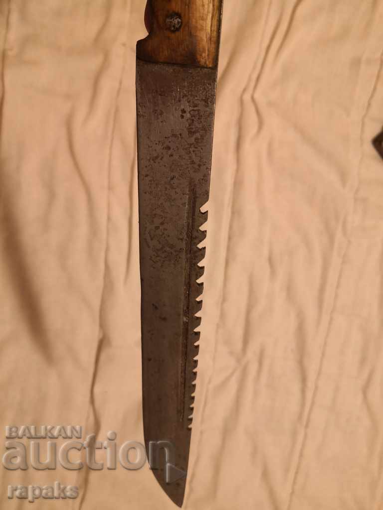 A huge massive knife. Big and heavy like a sword, machete with price 130.00 BGN | € 66.47 A huge massive knife. Big and heavy like a sword, machete with price 130.00 BGN | € 66.47