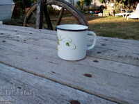 Cană, cană veche emailată