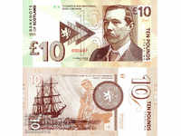 SCOTLAND 10 lire Bancnotă 2017 Sir Arthur Conan Doyle-RRR