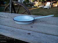 Old enamel pan