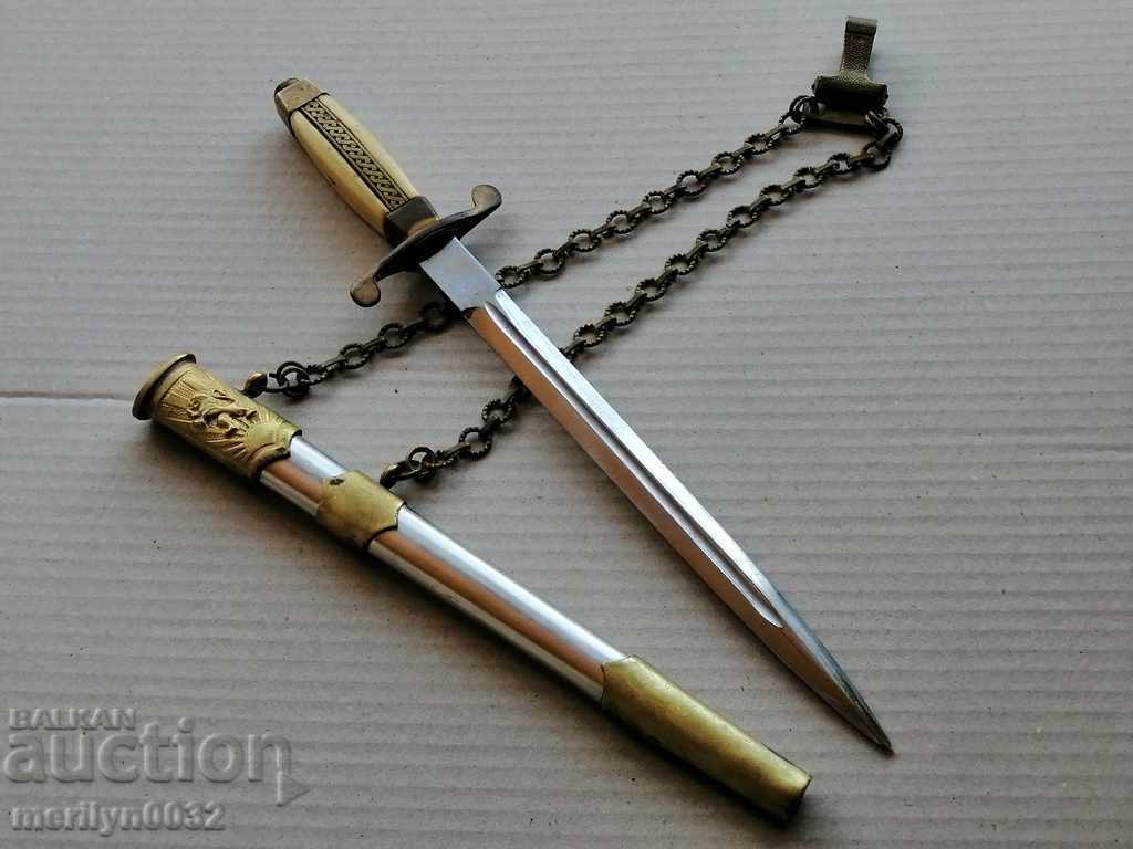 Kortik de ofițer militar general, cuțit pumnal cu kaniya - 7