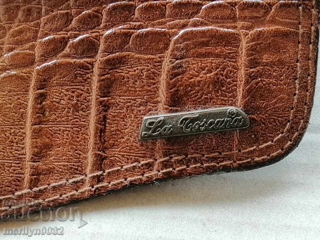 Auction Crocodile leather bag made in Italy Auction Crocodile leather bag made in Italy