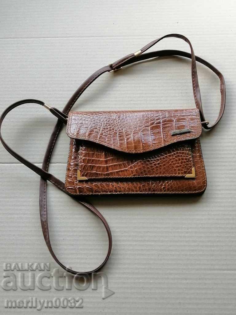 Crocodile leather bag made in Italy Crocodile leather bag made in Italy