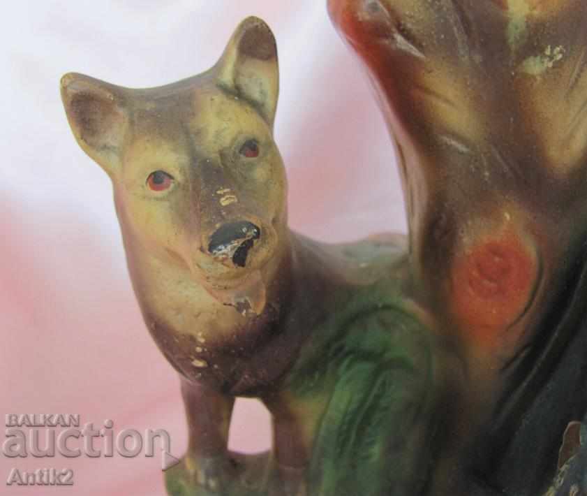 20 Ceramic Figure- The Red Hat and the Wolf - 5