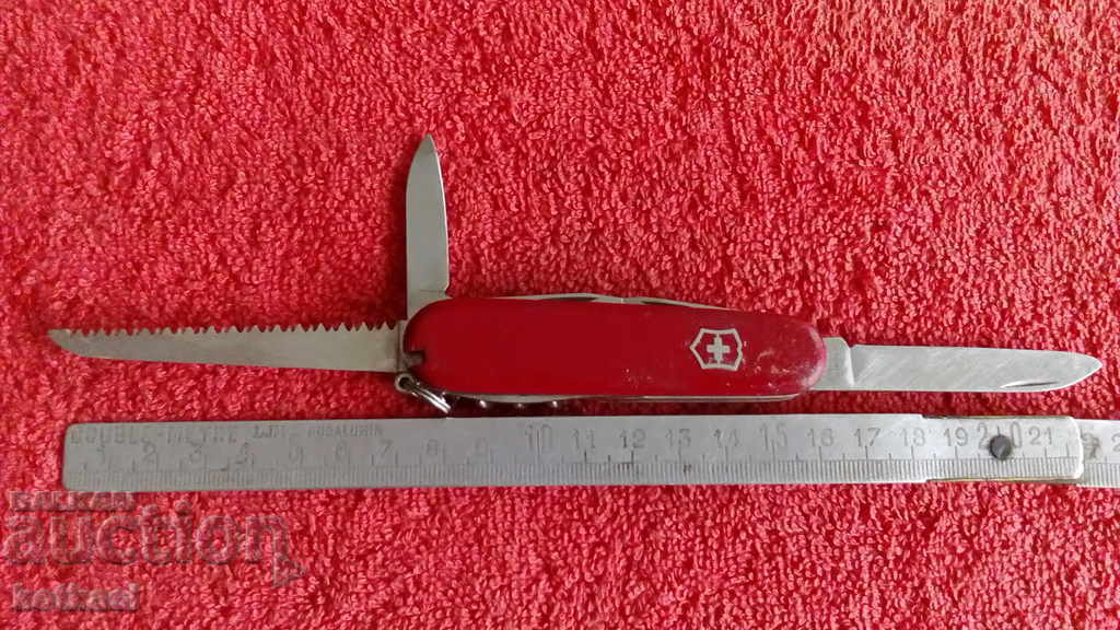 Old pocket knife large with saw VICTORINOX OFFICIER SUISSE