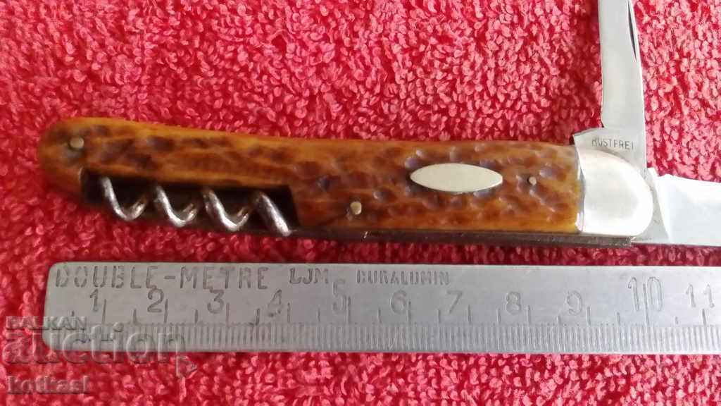 Old pocket knife marked with price 75.00 BGN | € 38.35 Old pocket knife marked with price 75.00 BGN | € 38.35