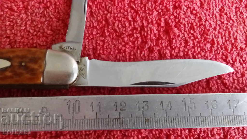 Auction Old pocket knife marked Auction Old pocket knife marked