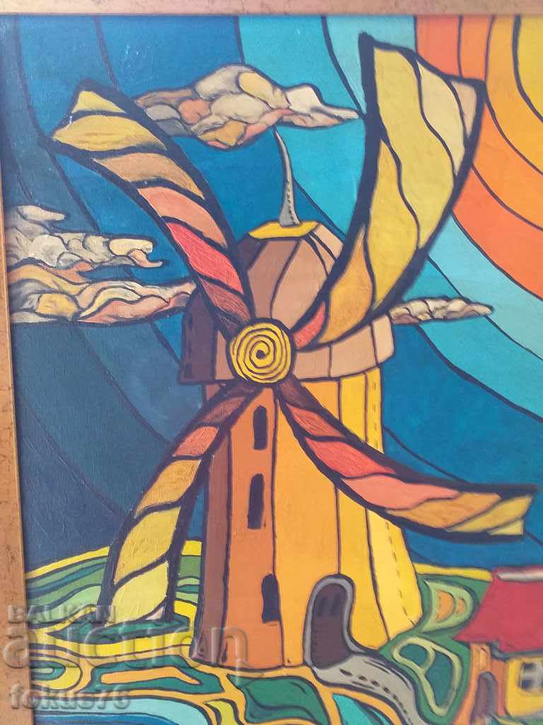 AWESOME BIG PICTURE OIL PAID FRAME SIGNATURE with price 290.00 BGN | € 148.27 AWESOME BIG PICTURE OIL PAID FRAME SIGNATURE with price 290.00 BGN | € 148.27