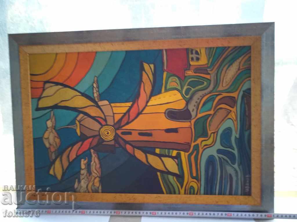 AWESOME BIG PICTURE OIL PAID FRAME SIGNATURE - 6 AWESOME BIG PICTURE OIL PAID FRAME SIGNATURE - 6