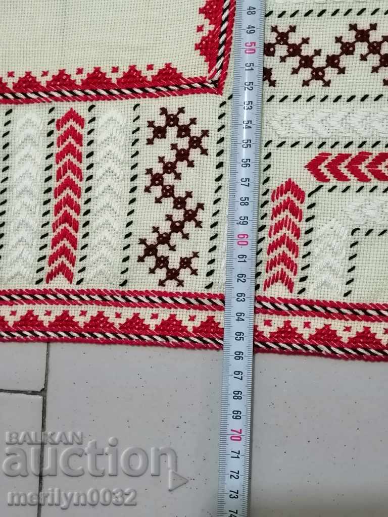 Old embroidered cardboard, tablecloth, millet, Bulgarian embroidery - 5 Old embroidered cardboard, tablecloth, millet, Bulgarian embroidery - 5