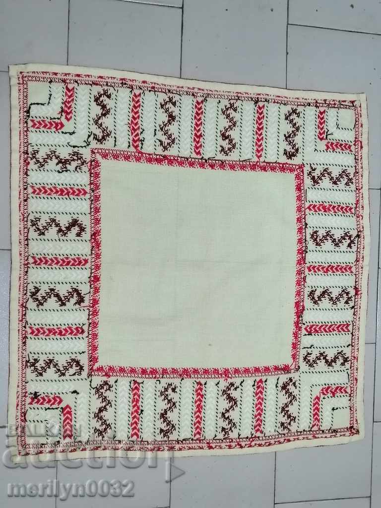 Old embroidered cardboard, tablecloth, millet, Bulgarian embroidery - 6 Old embroidered cardboard, tablecloth, millet, Bulgarian embroidery - 6