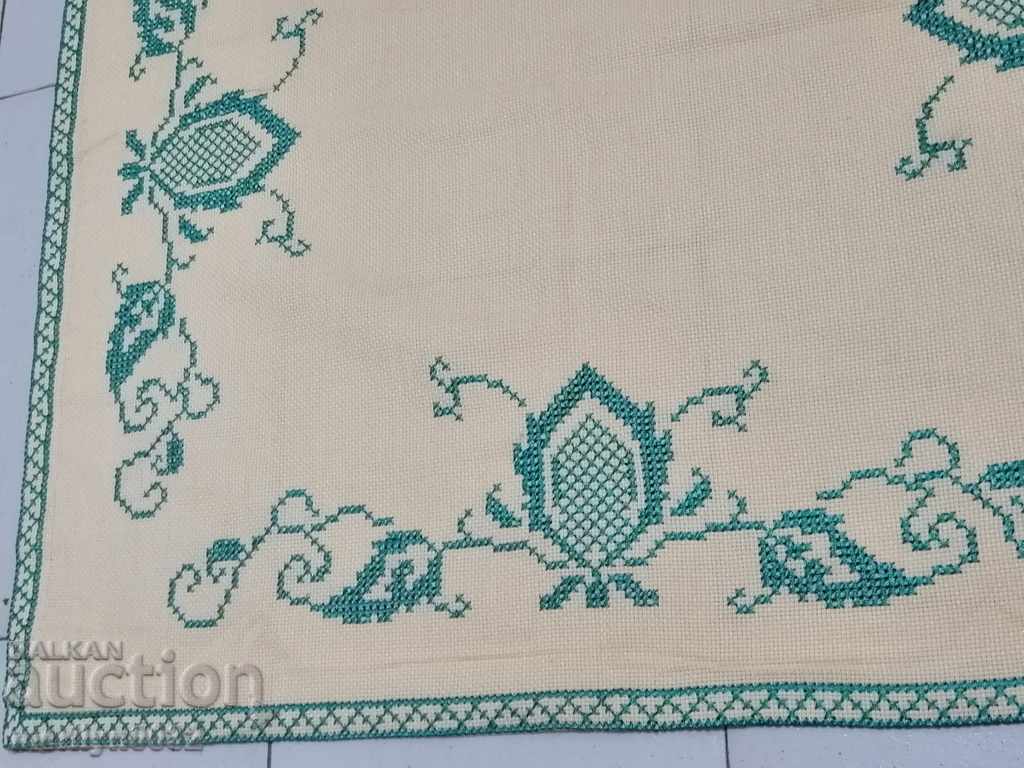 Old embroidered cardboard, tablecloth, millet, Bulgarian embroidery - 6 Old embroidered cardboard, tablecloth, millet, Bulgarian embroidery - 6