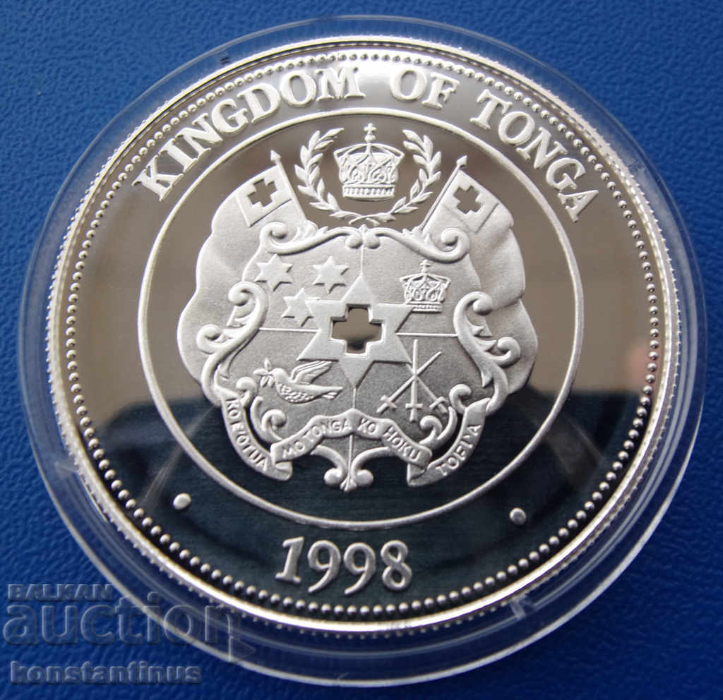 Tonga 50 Seniti 1998 UNC PROOF Rare cu preț € 38.35 | 75.01 BGN