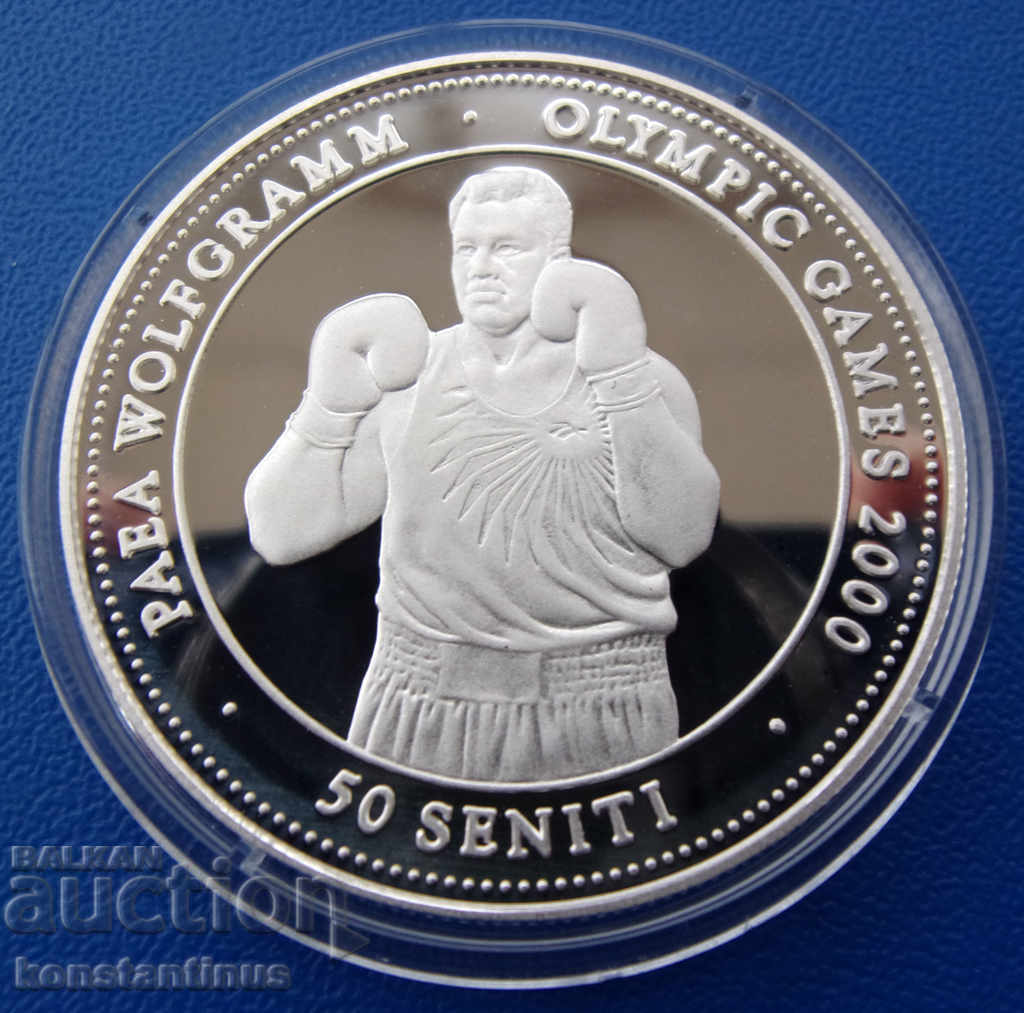 Tonga 50 Seniti 1998 UNC ΑΠΟΔΕΙΞΗ Σπάνια