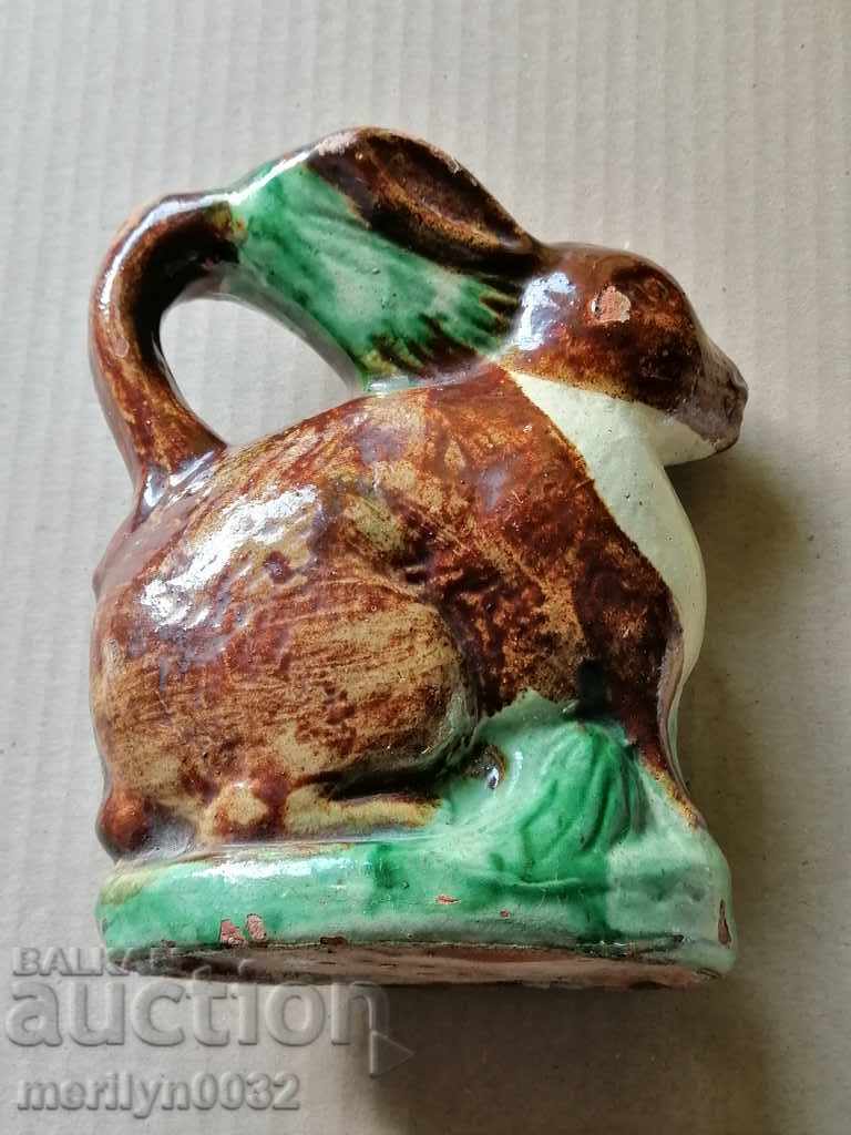 Аукцион Глечосана троянска кана заек керамика, ваза, потир Аукцион Глечосана троянска кана заек керамика, ваза, потир