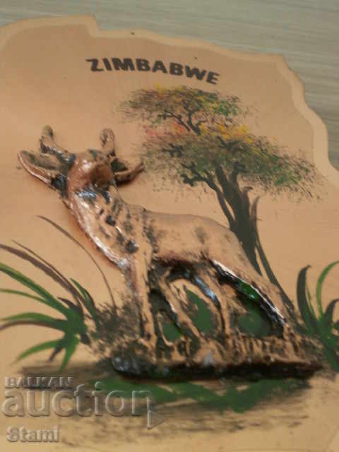 Zimbabwe-souvenir from copper-1, new price - 5 Zimbabwe-souvenir from copper-1, new price - 5