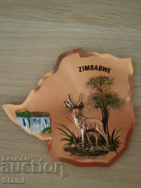 Зимбабве-сувенир от мед-1,нова цена