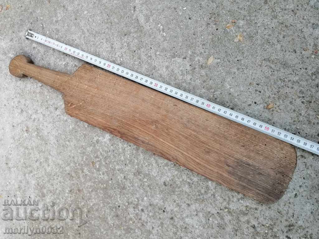 Old wooden tupalka, bat of wood, wooden - 5 Old wooden tupalka, bat of wood, wooden - 5