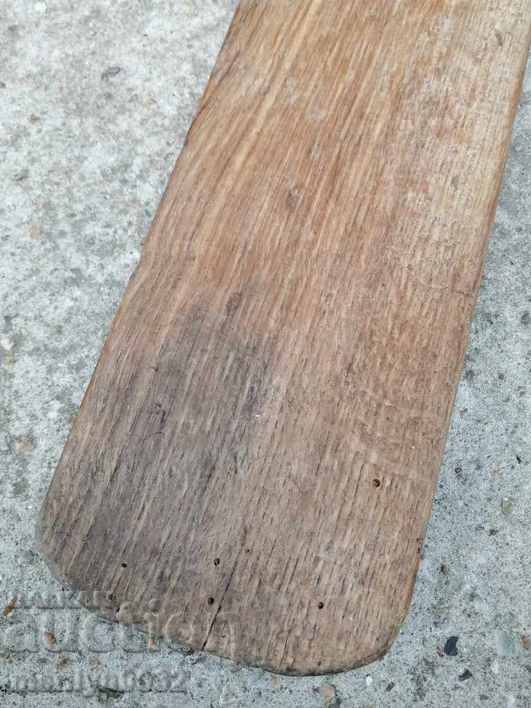 Old wooden tupalka, bat of wood, wooden - 6 Old wooden tupalka, bat of wood, wooden - 6