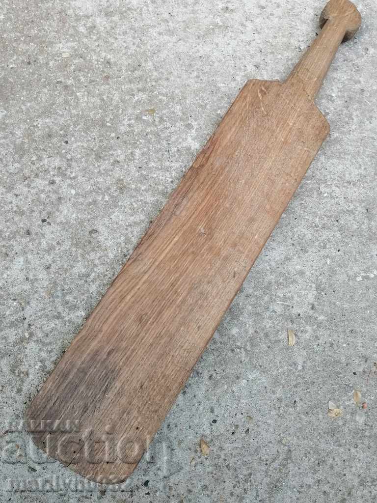 Old wooden tupalka, bat of wood, wooden - 7 Old wooden tupalka, bat of wood, wooden - 7