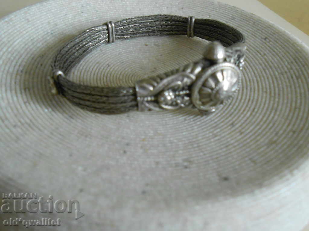Auction  Old jewelry (silver alloy) BRACELET, costume jewelry