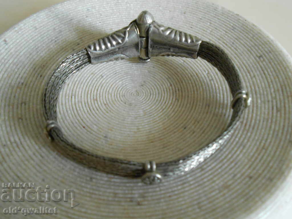 Old jewelry (silver alloy) BRACELET, costume jewelry - 5