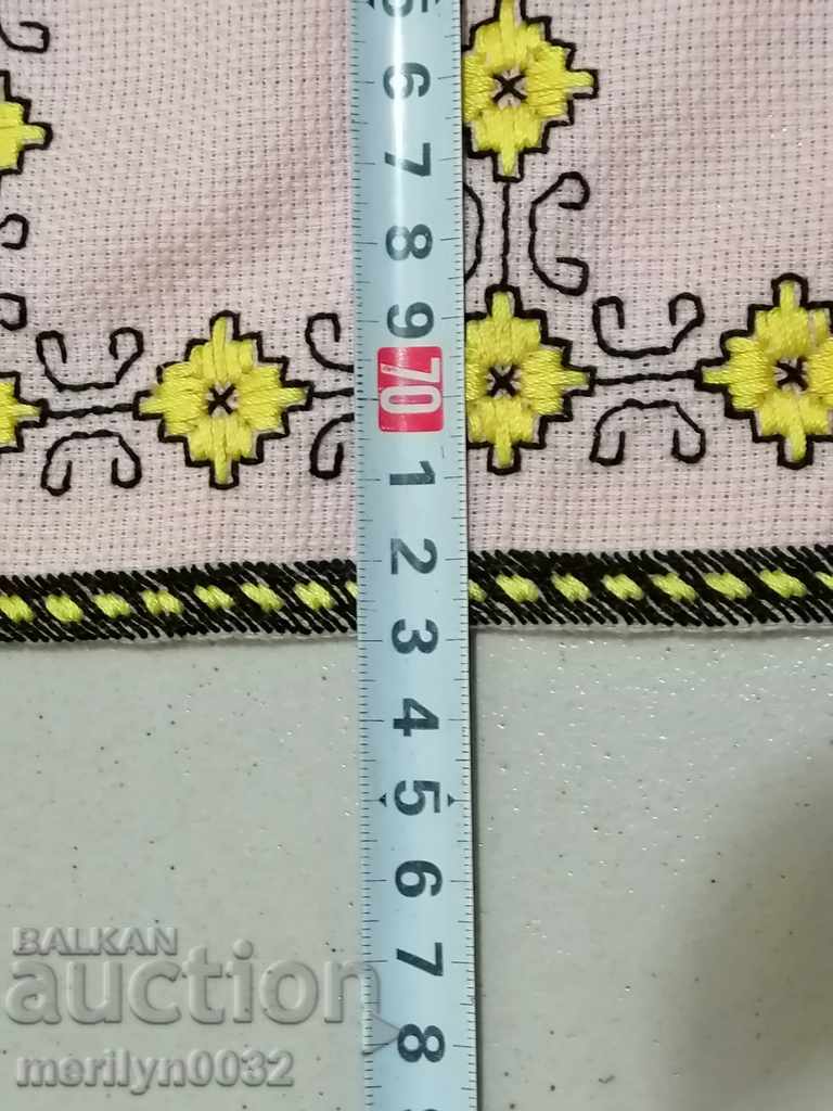 Old embroidered cardboard, tablecloth, millet, Bulgarian embroidery - 6 Old embroidered cardboard, tablecloth, millet, Bulgarian embroidery - 6