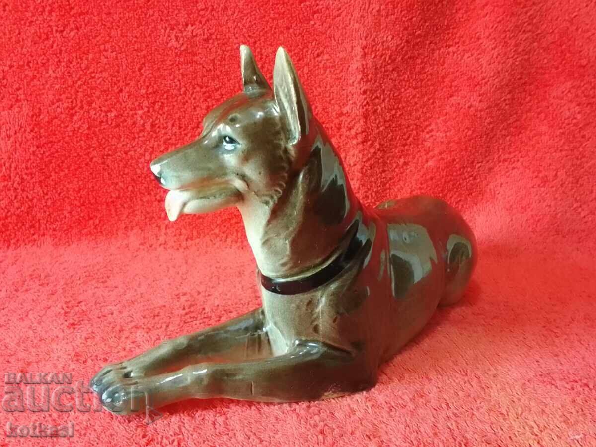 Delivery of Old porcelain dog figure marked Germany Delivery of Old porcelain dog figure marked Germany