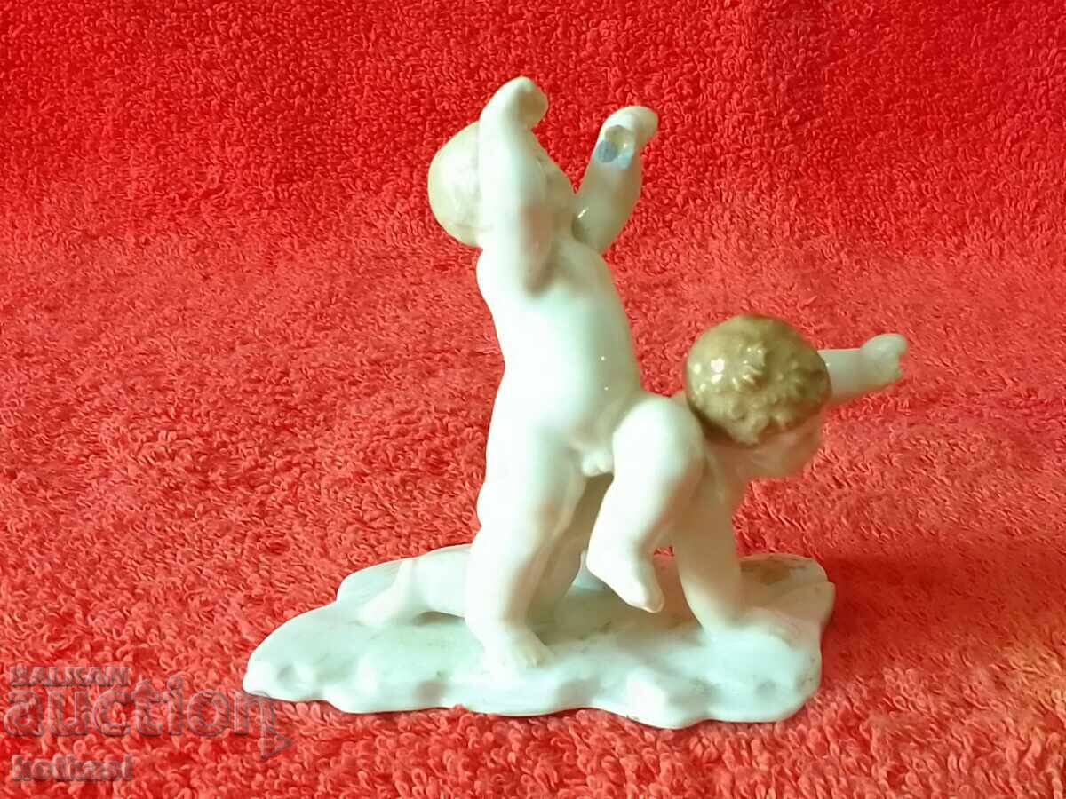 Old small porcelain figure Germany Children KRM Berlin with price 125.50 BGN | € 64.17 Old small porcelain figure Germany Children KRM Berlin with price 125.50 BGN | € 64.17