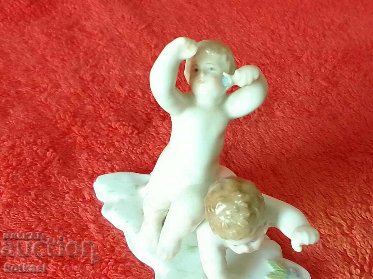 Old small porcelain figure Germany Children KRM Berlin - 6 Old small porcelain figure Germany Children KRM Berlin - 6