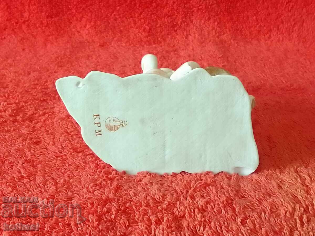 Стара малка порцеланова фигура Германия Деца КРМ Берлин - 7