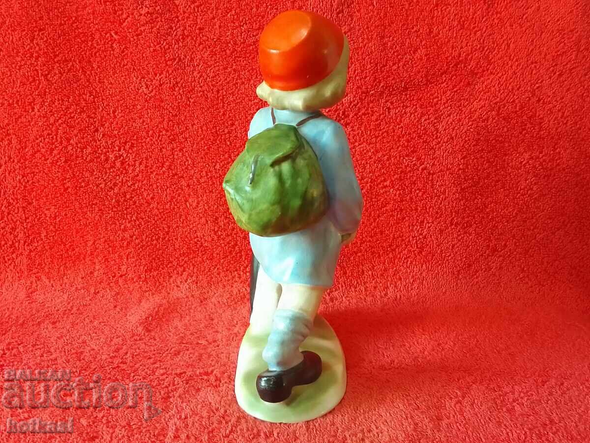 Auction Old porcelain figure Germany marked Umbrella Boy Auction Old porcelain figure Germany marked Umbrella Boy