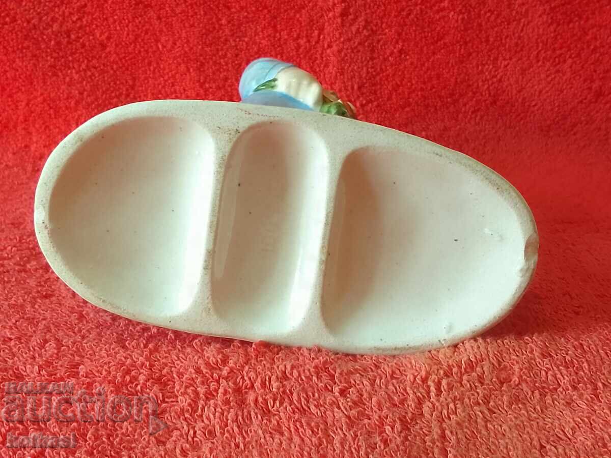 Old porcelain figure Germany marked Umbrella Boy - 6 Old porcelain figure Germany marked Umbrella Boy - 6