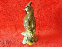 Old colored porcelain figure Bird Goebel markings