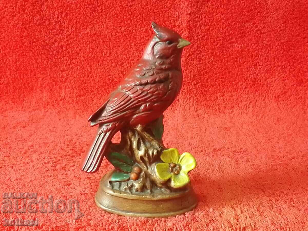 Old porcelain figure Bird Flower marked Old porcelain figure Bird Flower marked