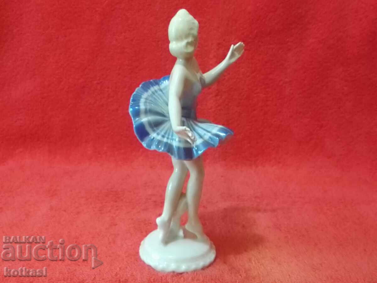 Old Porcelain Figure Germany Female Ballerina Karl Ens - 5 Old Porcelain Figure Germany Female Ballerina Karl Ens - 5