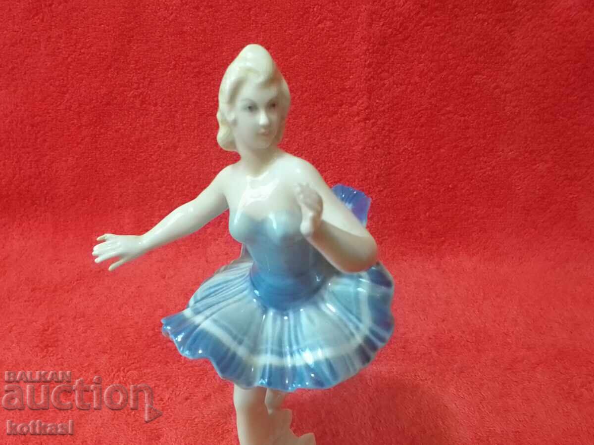 Old Porcelain Figure Germany Female Ballerina Karl Ens - 6 Old Porcelain Figure Germany Female Ballerina Karl Ens - 6
