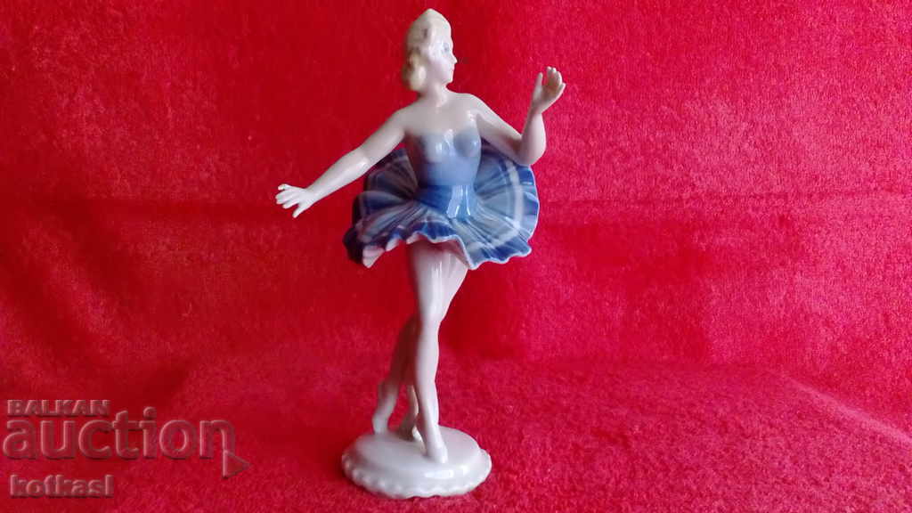 Old Porcelain Figure Germany Female Ballerina Karl Ens