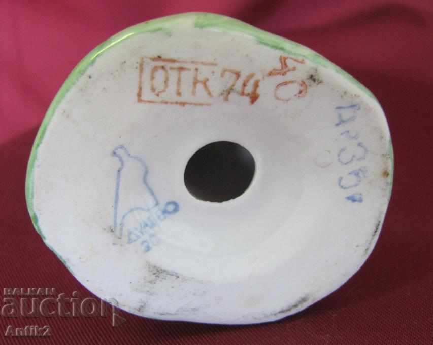 Old Porcelain Figure Musician Russia - 7