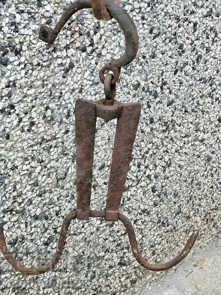 Forged buttock, hook, wrought iron - 5