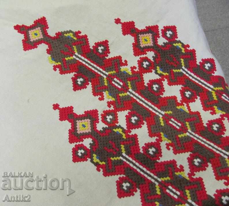 30s Big Linen and Cotton Tablecloth - 6 30s Big Linen and Cotton Tablecloth - 6