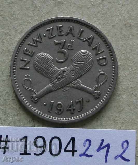 3 pene 1947 Noua Zeelandă