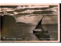 ПЪТУВАЛА КАРТИЧКА ВАРНА - ИЗГРЕВ СЛЪНЦЕ преди 1938